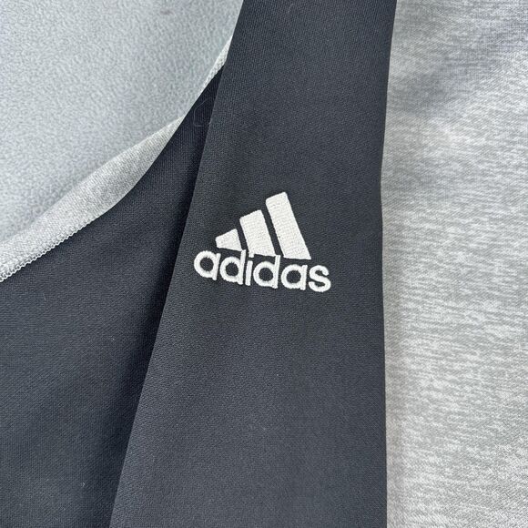 Miami Redhawks Adidas Team Issue Hoodie Mens Large Gray Black ClimaWarm Full Zip - Picture 9 of 15